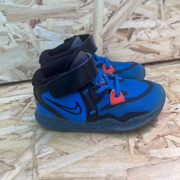 Nike Kyrie Blue Tie Dye Infinity SE Velcro High Top Sneakers Athletic Shoes 9C - Picture 1 of 6